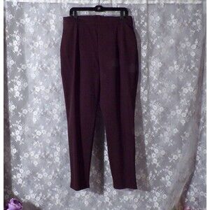 Vixen by Micheline Pitt Brown Cigarette Pants Size 2X NWT Retro Pinup Rockabilly